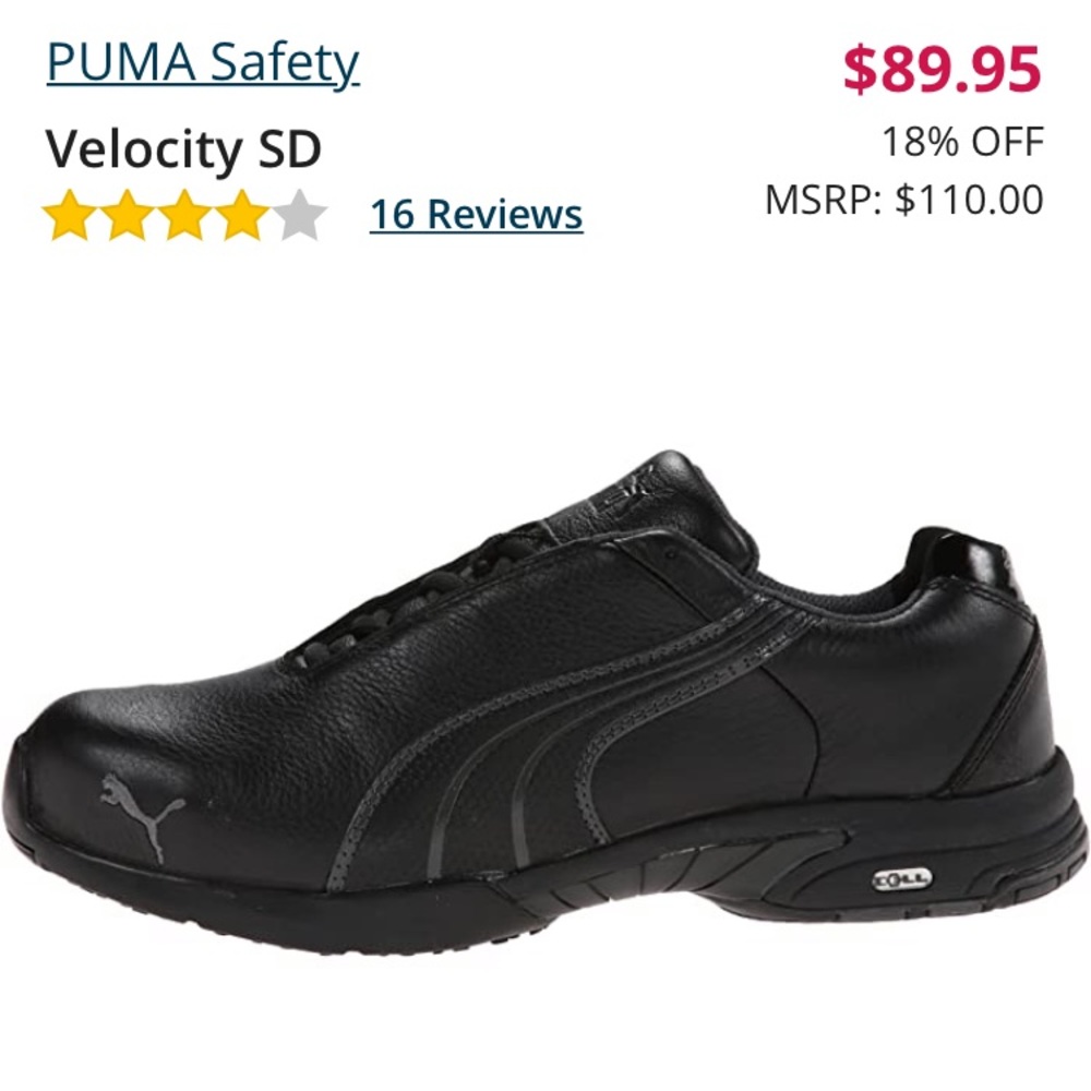 Puma Steel Toe Velocity SD women’s shoes